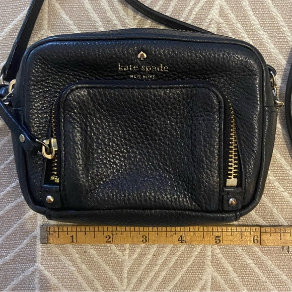 Kate Spade Small Black Leather Crossbody - Picture 2 of 6